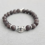 Gray Cat Bracelet