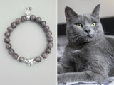 Gray Cat Bracelet