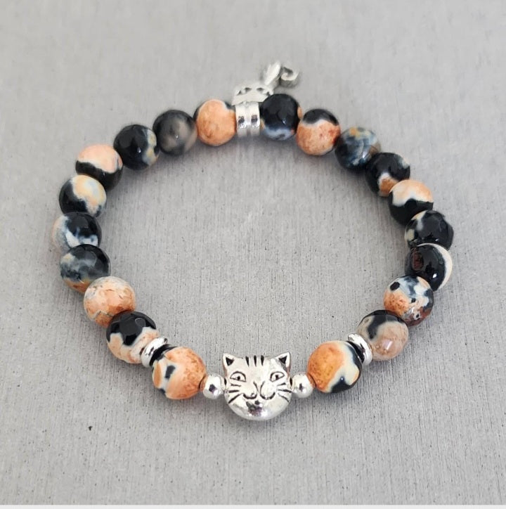 Calico Cat Bracelet | Black Cat Bracelet | Cat gift | Pet