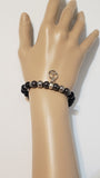 peace charm  bracelet for couples