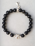 black kitty bracelet