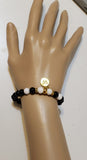 black and white bracelet