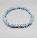 aquamarine men bracelet
