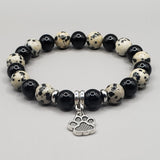 dalmatian jasper bracelet