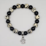 dalmatian jasper bracelet