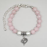rose quartz bracelet