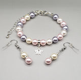swarovski pearl set