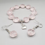 Rose Quartz Bracelet Set