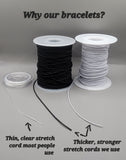 Gray White Cat Bracelet