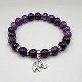 natural amethyst bracelet