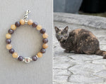 gray cat bracelet
