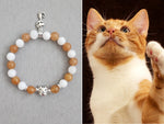 Orange White Cat Bracelet