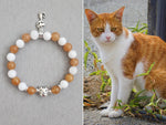 Orange White Cat Bracelet