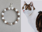 Brown Tabby White Cat Bracelet