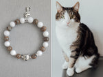 Brown Tabby White Cat Bracelet