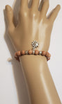 sunstone charm bracelet