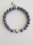 gray cat bracelet