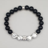 black and white bracelet