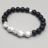 onyx gemstone bracelet