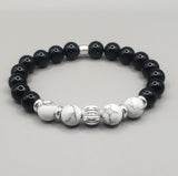 howlite gemstone bracelet