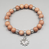 natural sunstone bracelet