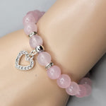 Rose quartz bracelet