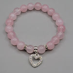 Rose quartz bracelets