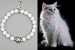 white cat bracelet 