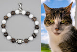 Brown Tabby White Cat Bracelet